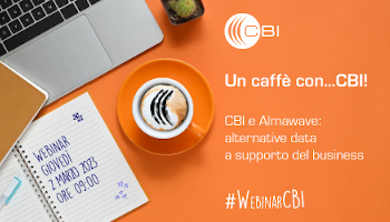 WEBINAR "CBI E ALMAWAVE: ALTERNATIVE DATA A SUPPORTO DEL BUSINESS"