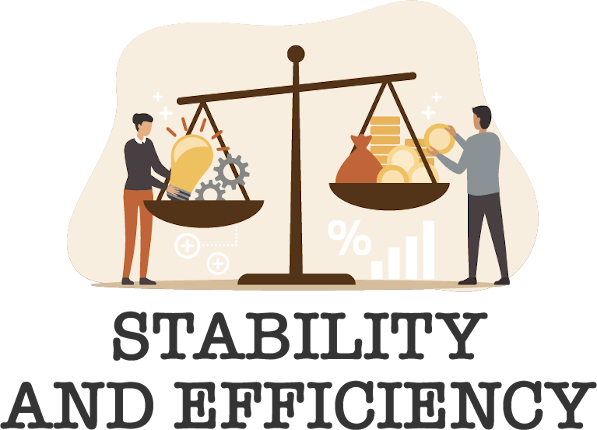 Stability and Efficiency